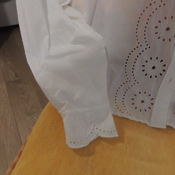 Gap white cotton blouse - Picture 3 of 4